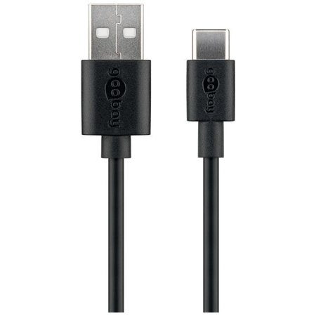 Goobay 59122 USB 2.0 cable (USB-C™ to USB A), black | Goobay | USB-C to USB-A