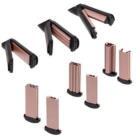 Camry | Hair Styler | CR 2024 | 1200 W | Black/Rose gold