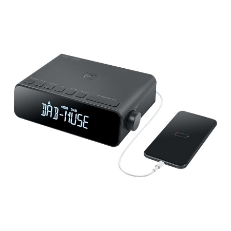 Muse | DAB+/FM RDS Radio | M-175 DBI | Alarm function | AUX in | Black