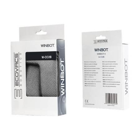 Ecovacs | Cleaning Pads for WINBOT X NEW | W-CC2B | Grey