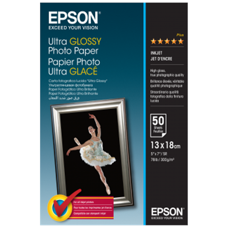 Ultra Glossy Photo Paper | 300 g/m² | 13 x 18 cm | Photo Paper
