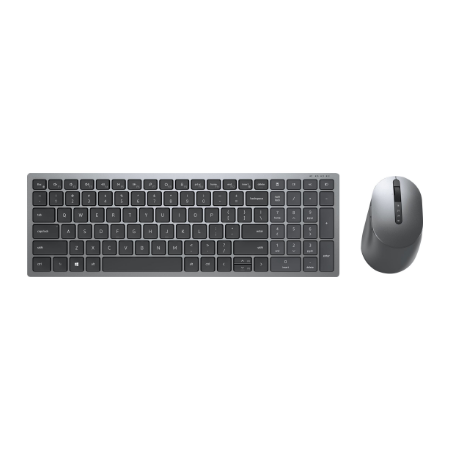 Dell | Keyboard and Mouse | KM7120W | Keyboard and Mouse Set | Wireless | Batteries included | Russian | Bluetooth | Titan Gray