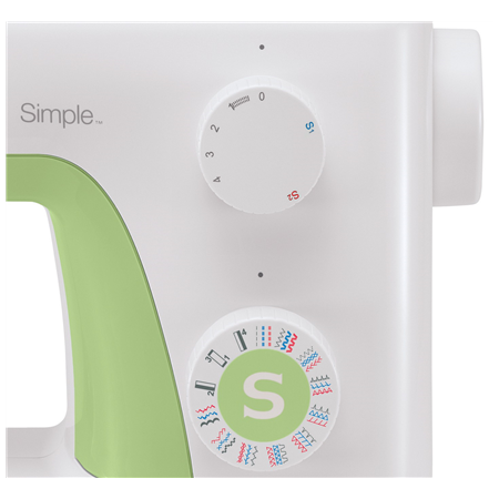 Singer | Sewing Machine | Simple 3229 | Number of stitches 31 | Number of buttonholes 1 | White/Green