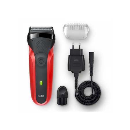 Braun | Series 3 Shaver | 300s | NiMH | Red
