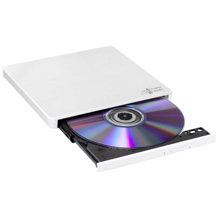 H.L Data Storage | Ultra Slim Portable DVD-Writer | GP60NW60 | Interface USB 2.0 | DVD±R/RW | CD read speed 24 x | CD write spee