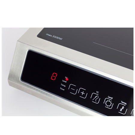 Caso | Thermo Control Hob | TC 3500 | Number of burners/cooking zones 1 | Touch control | Black/Stainless steel | Induction