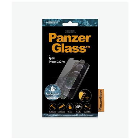 PanzerGlass | Apple | For iPhone 12/12 Pro | Glass | Transparent | Clear Screen Protector
