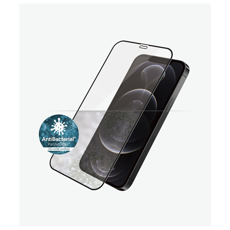 PanzerGlass | Apple | For iPhone 12/12 Pro | Glass | Black | 100% touch; The coating is non-toxic | Case Friendly