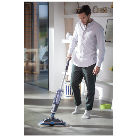 Bissell | Mop | SpinWave | Cordless operating | Electric | Washing function | 18 V | Operating time (max) 20 min | Blue/Titanium