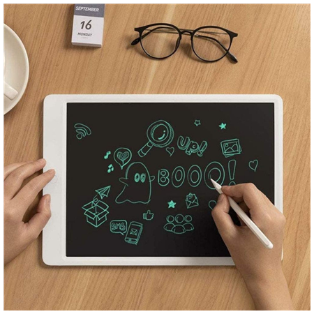 Xiaomi | Mi LCD Writing Tablet | 13.5 " | LCD | Black Board/Green Font | It has no memory - you write one page, then delete it c