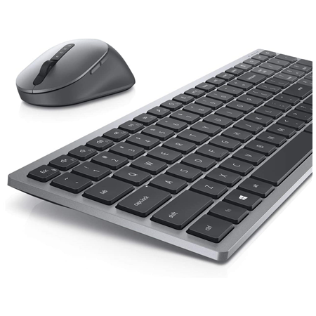 Dell | Keyboard and Mouse | KM7120W | Keyboard and Mouse Set | Wireless | Batteries included | EN/LT | Bluetooth | Titan Gray |
