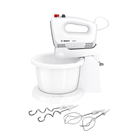 Bosch | Mixer | CleverMixx MFQ2600G | Mixer with bowl | 375 W | Number of speeds 4 | Turbo mode | White