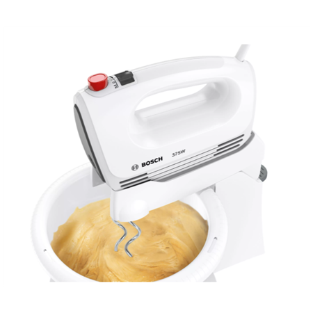 Bosch | Mixer | CleverMixx MFQ2600G | Mixer with bowl | 375 W | Number of speeds 4 | Turbo mode | White