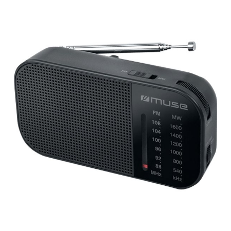 Muse | M-025 R | Portable radio | Black