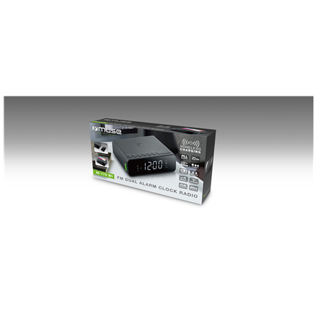 Muse | Alarm function | M-175 WI | AUX in | Alarm Clock | Black