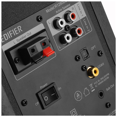 Edifier | Powered Bluetooth Bookshelf Speakers | R1280DBS | Bluetooth | Wireless connection