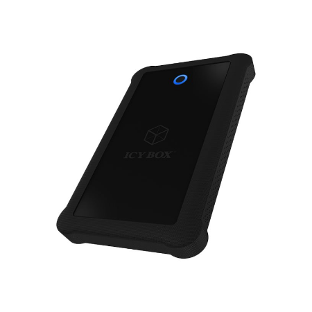 Raidsonic | ICY BOX | IB-233U3-B External enclosure for 2.5" SATA HDD/SSD with USB 3.0 interface and silicone protection sleeve