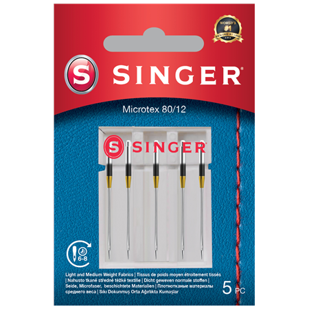 Singer | Microtex Needle 80/12 5PK