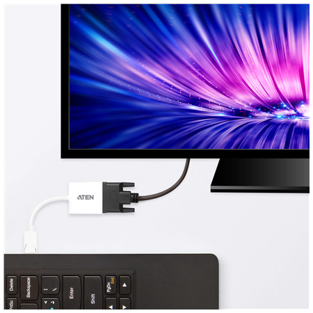 Aten | DisplayPort to DVI Adapter | VC965 | DP to DVI