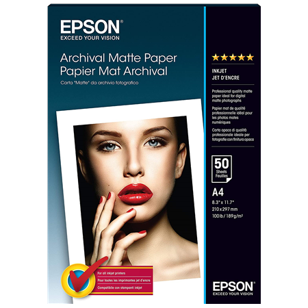Archival Matte Paper - A4 - 50 Sheets | A4
