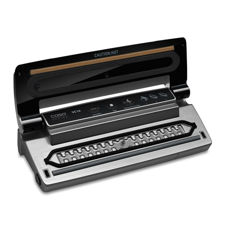 Caso | Vacuum sealer | VC 10 PlusEdition | Power 110 W | Temperature control | Black/Silver