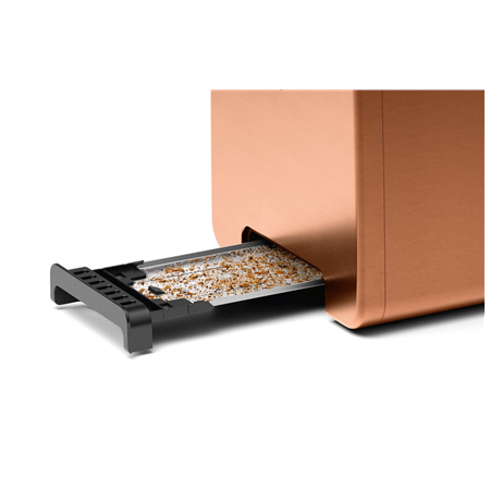 Bosch | DesignLine Toaster | TAT4P429 | Power 970 W | Number of slots 2 | Housing material Stainless Steel | Copper/Black