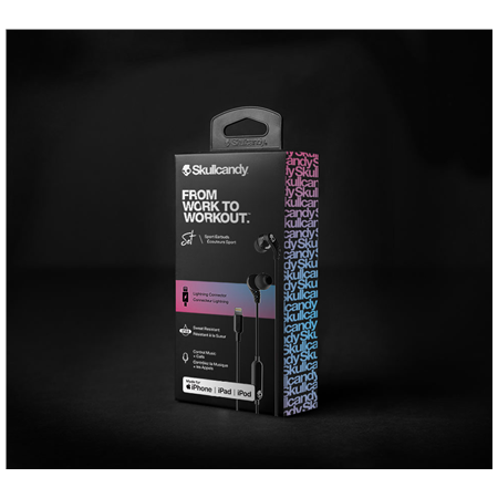 Skullcandy | Sport Earbuds | Set | In-ear | Microphone | Noise canceling | Black