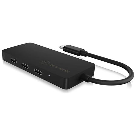 Raidsonic | 4-port hub with USB Type-C interface and PD port | IB-HUB1429-CPD