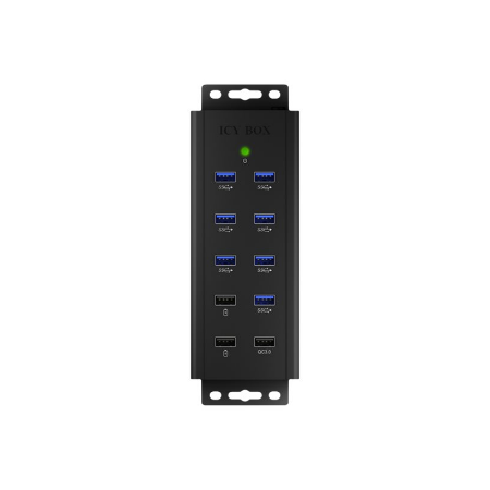 Raidsonic | 7-port Industrial hub | IB-HUB1703-QC3 | USB Type-A