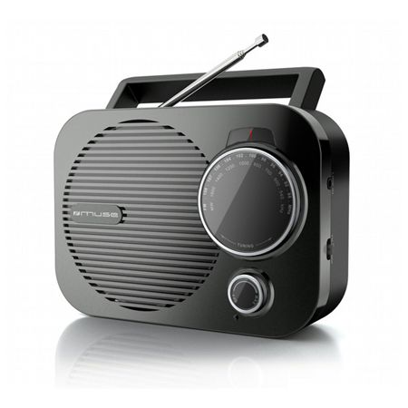 Muse | M-050 R | Portable radio | AUX in | Black