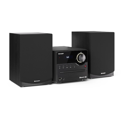 Sharp XL-B512(BK) Hi-Fi Micro System, CD/FM/USB/Bluetooth v5.0, 45W, Black | Sharp | Hi-Fi Micro System | XL-B512(BK) | Black |
