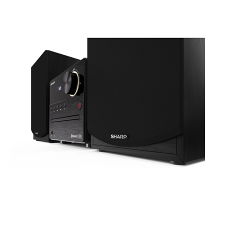 Sharp XL-B512(BK) Hi-Fi Micro System, CD/FM/USB/Bluetooth v5.0, 45W, Black | Sharp | Hi-Fi Micro System | XL-B512(BK) | Black |