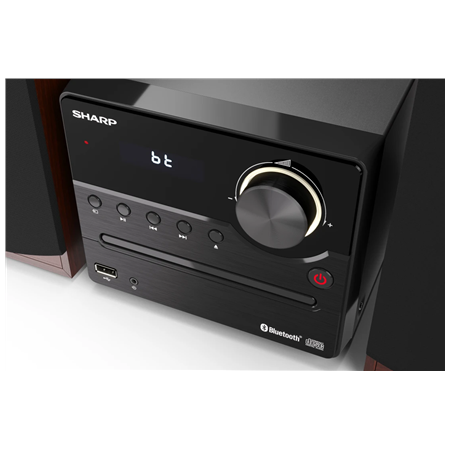 Sharp XL-B512(BR) Hi-Fi Micro System, CD/FM/USB/Bluetooth v5.0, 45W, Brown | Sharp | Hi-Fi Micro System | XL-B512(BR) | Brown |