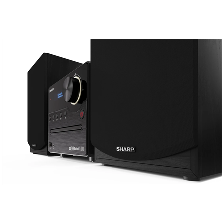 Sharp XL-B517D(BK) Hi-Fi Micro System, CD/FM/USB/Bluetooth v5.0, Aux-in, 45W, Black | Sharp | Hi-Fi Micro System | XL-B517D(BK)