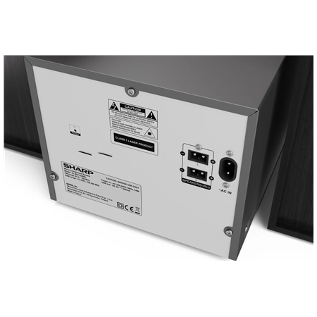 Sharp XL-B517D(BK) Hi-Fi Micro System, CD/FM/USB/Bluetooth v5.0, Aux-in, 45W, Black | Sharp | Hi-Fi Micro System | XL-B517D(BK)