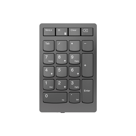 Lenovo | Professional | Go Wireless Numeric Keypad | Numeric Keypad | Wireless | Storm Grey