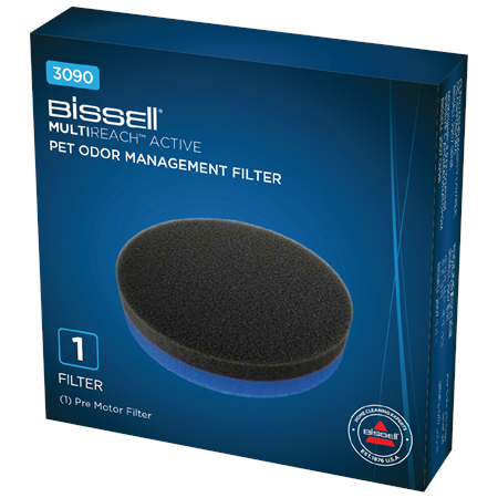 Bissell | Multireach Active Pet Odor Management Filter, Stick Vacuum Accessories | No ml | 1 pc(s) | Black
