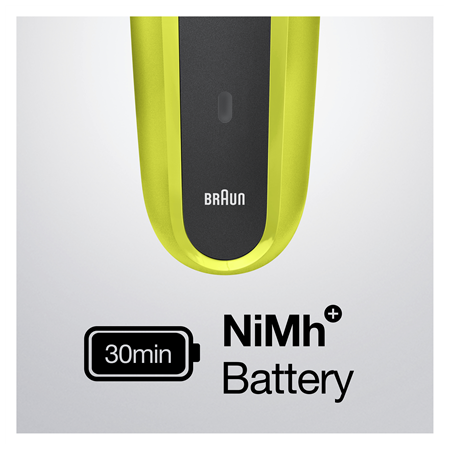 Braun | Shaver | Series 3 Shave&Style 300BT | Operating time (max) 30 min | NiMH | Black/Green