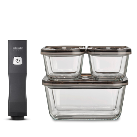 Caso | Vacu OneTouch Vacuum sealer Eco-Set | Black