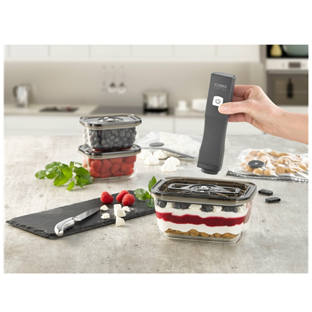 Caso | Vacu OneTouch Vacuum sealer Eco-Set | Black