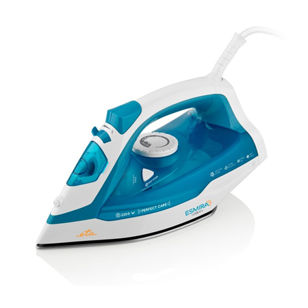 ETA | Iron | Esmira ETA027390000 | Steam Iron | 2200 W | Water tank capacity 380 ml | Continuous steam 40 g/min | Steam boost pe