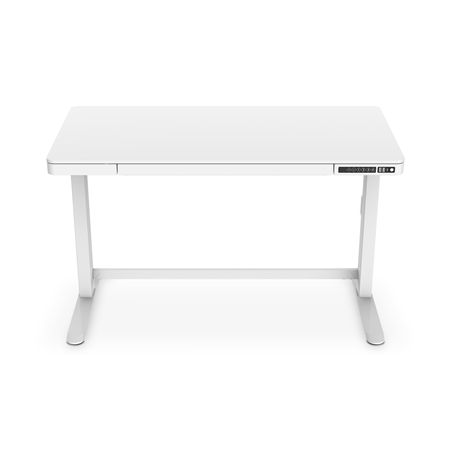 Electric Height Adjustable Desk | 72 - 121 cm | Maximum load weight 50 kg | Metal | White