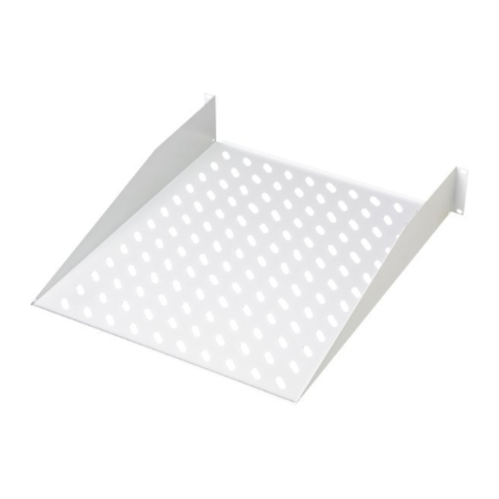 Digitus | Fixed Shelf for Racks | DN-97610 | White | Perfect for storage of components which are not 483 mm (19”) suitable; Slim