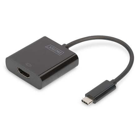 Digitus | USB Type-C to HDMI Adapter | DA-70852 | Black | USB Type-C | 0.15 m