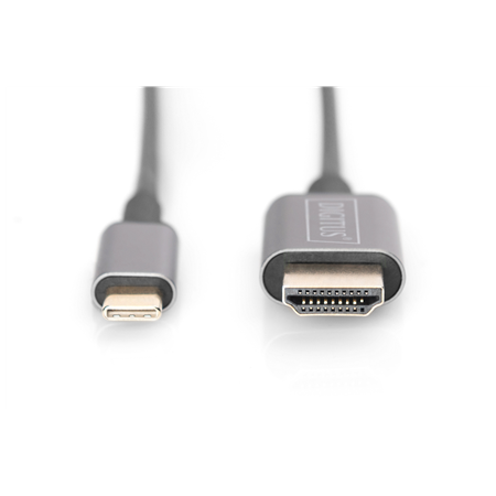 Digitus | USB Type-C to HDMI Adapter | DA-70821 | Black | USB Type-C | 1.8 m