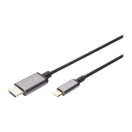 Digitus | USB Type-C to HDMI Adapter | DA-70821 | Black | USB Type-C | 1.8 m