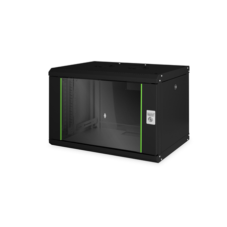 Digitus | Wall Mounting Cabinet | DN-19 07-U-SW | IP protection class: IP20; Front door: Glass door, single opening; Cabinet typ