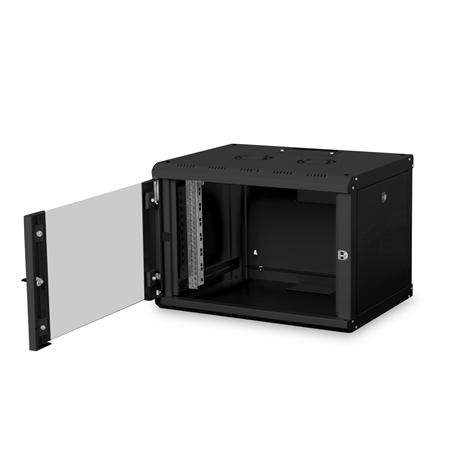 Digitus | Wall Mounting Cabinet | DN-19 07-U-SW | IP protection class: IP20; Front door: Glass door, single opening; Cabinet typ