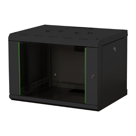 Digitus | Wall Mounting Cabinet | DN-19 07-U-SW | IP protection class: IP20; Front door: Glass door, single opening; Cabinet typ