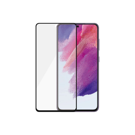 PanzerGlass | Samsng | Galaxy S21 FE CF | Hybrid glass | Black | Antibacterial; Works with in-screen fingerprint reader; Full fr